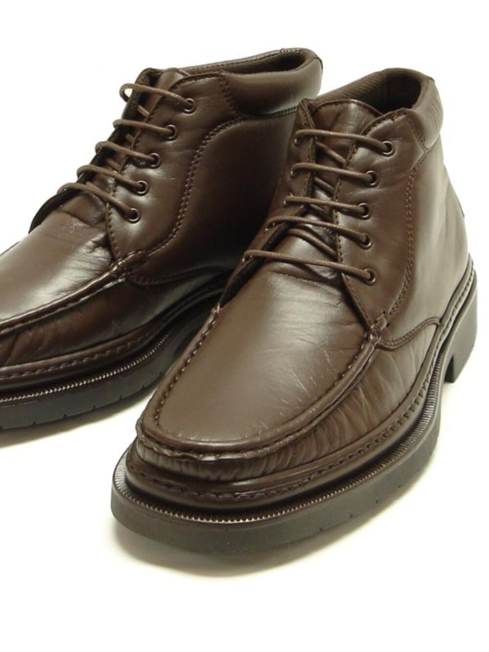 5246 Belka Brown Leather Boot Lace up Pinosos Made in Spain